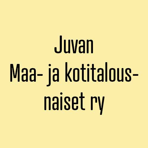 Juvan Maa- ja kotitalousnaiset ry