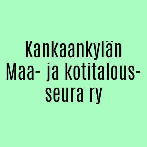 Kankaankylän Maa- ja kotitalousseura ry